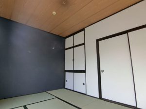 不動産オーナー様の空室対策和室リフォーム後写真　モダンな和室